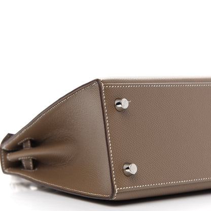 Hermes Epsom Kelly Sellier 25 Etoupe 9 of 11