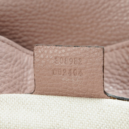 Chloe GUCCI Pebbled Calfskin Medium Soho Chain Shoulder Bag Dark Cipria 7 of 7