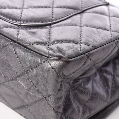 Chanel Metallic Aged Calfskin Quilted 2.55 Reissue 227 Flap Dark Silver 12 of 20
