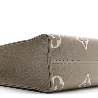 Louis Vuitton Empreinte Monogram Giant Onthego PM Tourterelle Creme 8 of 9