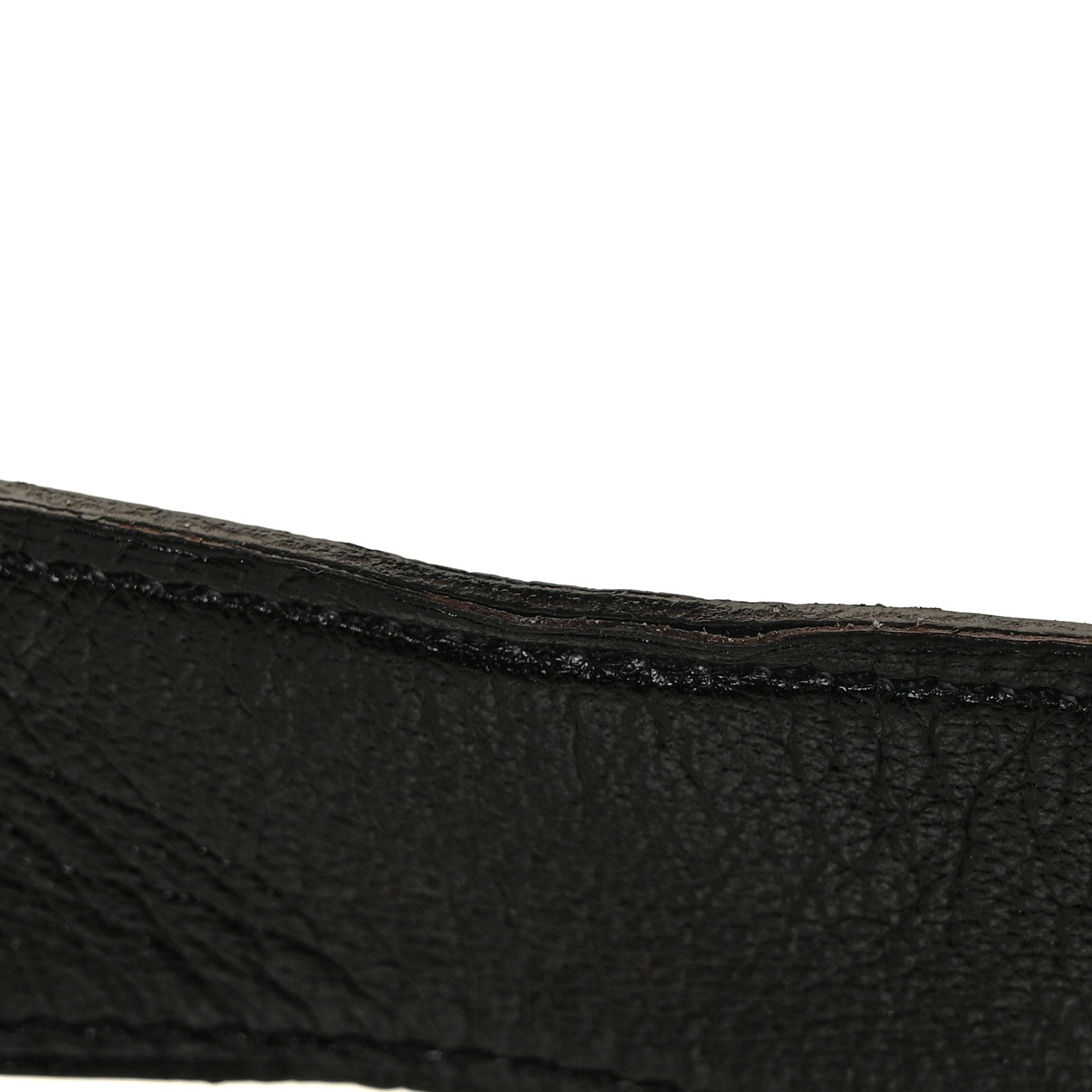 Hermes Box Togo 32mm Martelee H Belt 80 Black Bleu Electrique 7 of 7