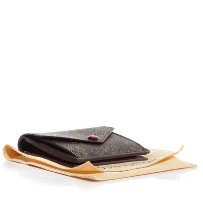 Louis Vuitton Monogram Compact Marie Wallet Rouge 4 of 7
