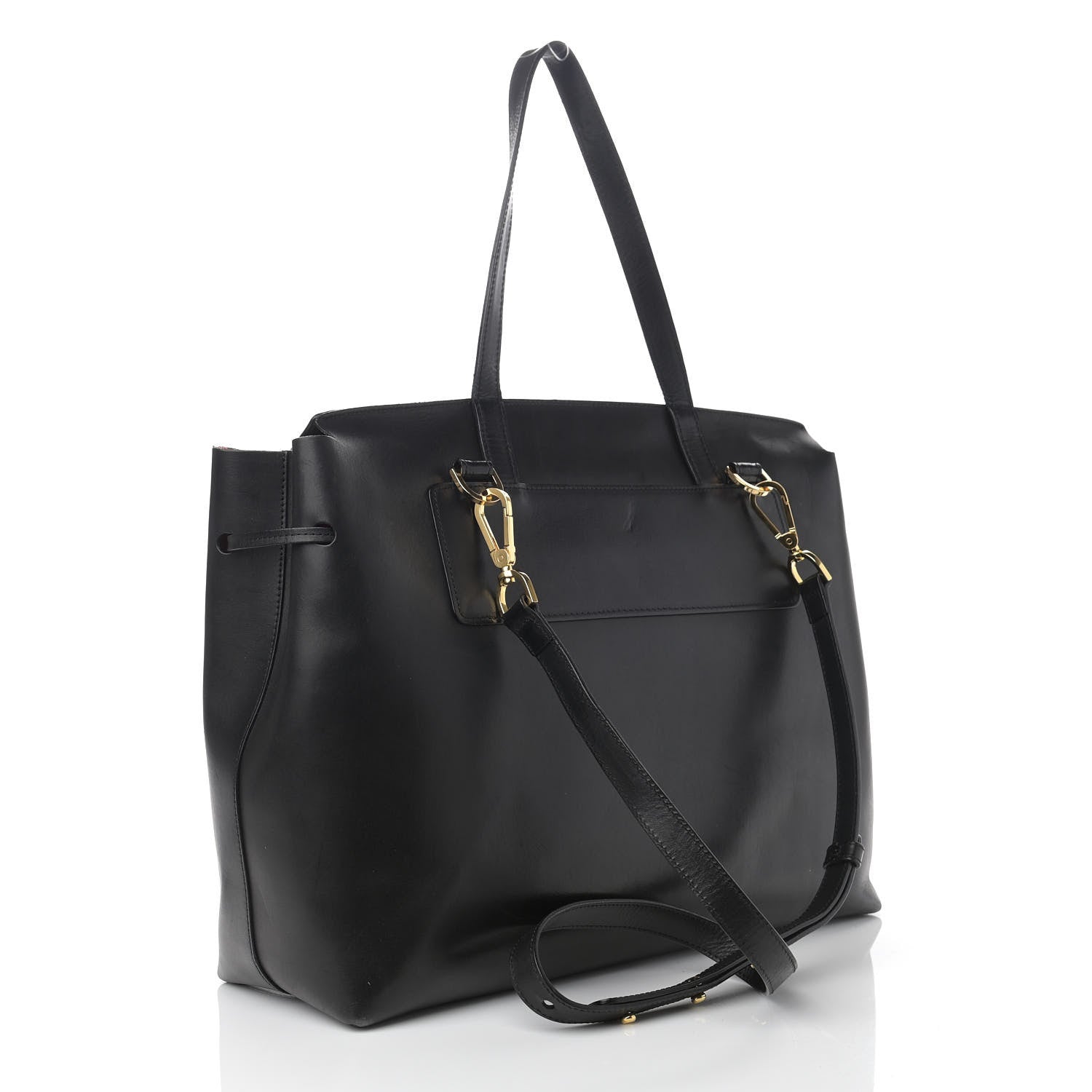 Mansur Gavriel Calfskin Lady Bag Black Flamma 3 of 23