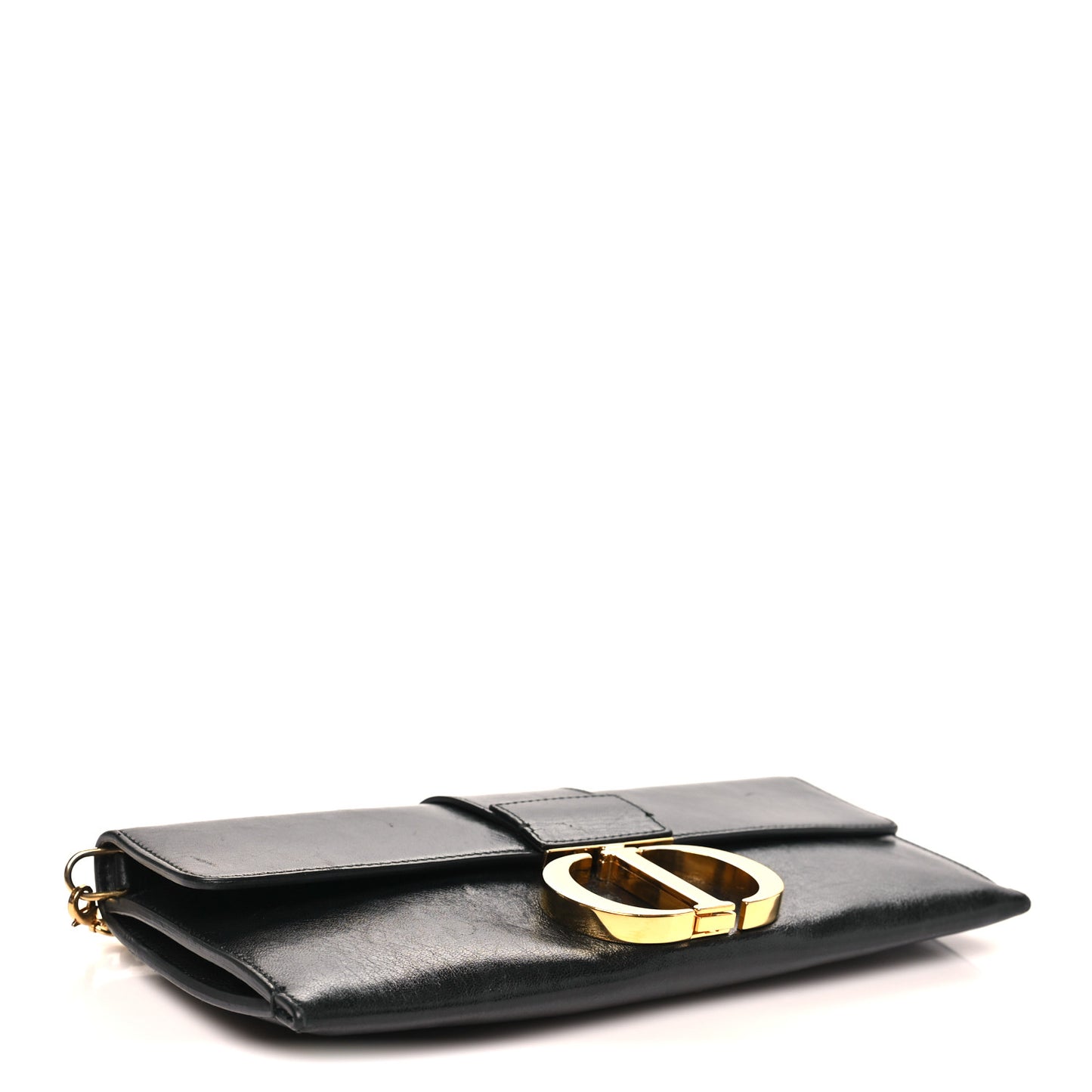 Calfskin 30 Montaigne Chain Pouch Black