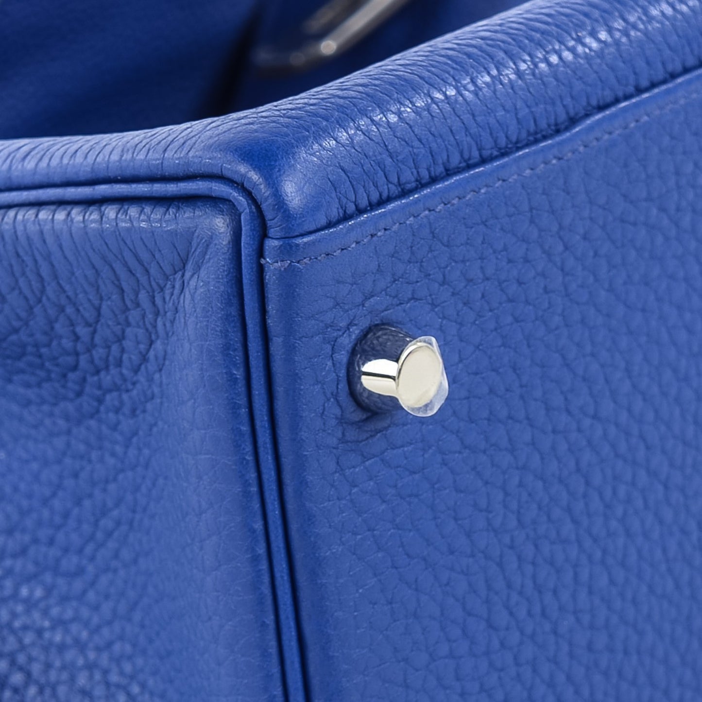Taurillon Clemence Kelly Retourne 32 Bleu Electrique