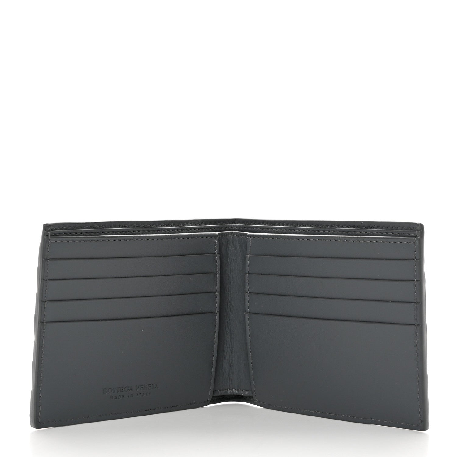 Bottega Veneta Nappa Maxi Intrecciato Bi-Fold Wallet Thunder 5 of 10