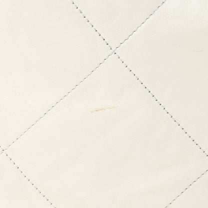 Chanel Shiny Calfskin Quilted Chanel 22 White 12 of 12