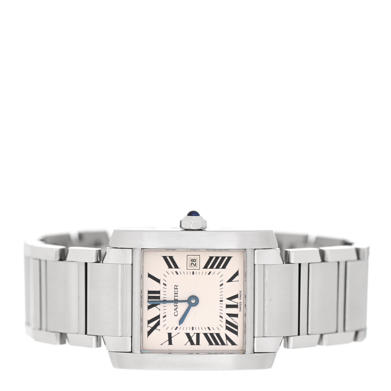 Cartier Stainless Steel 25mm Tank Francaise Quartz Watch 2 of 4
