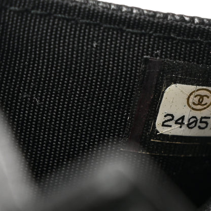 Chanel Caviar Quilted Boy Flap Card Holder So Black 8 of 9