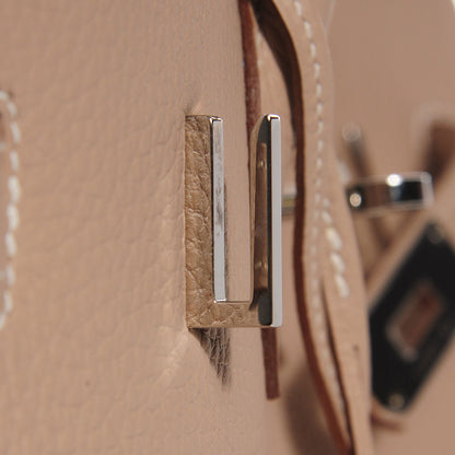Hermes Taurillon Clemence Birkin 35 Argile 12 of 24