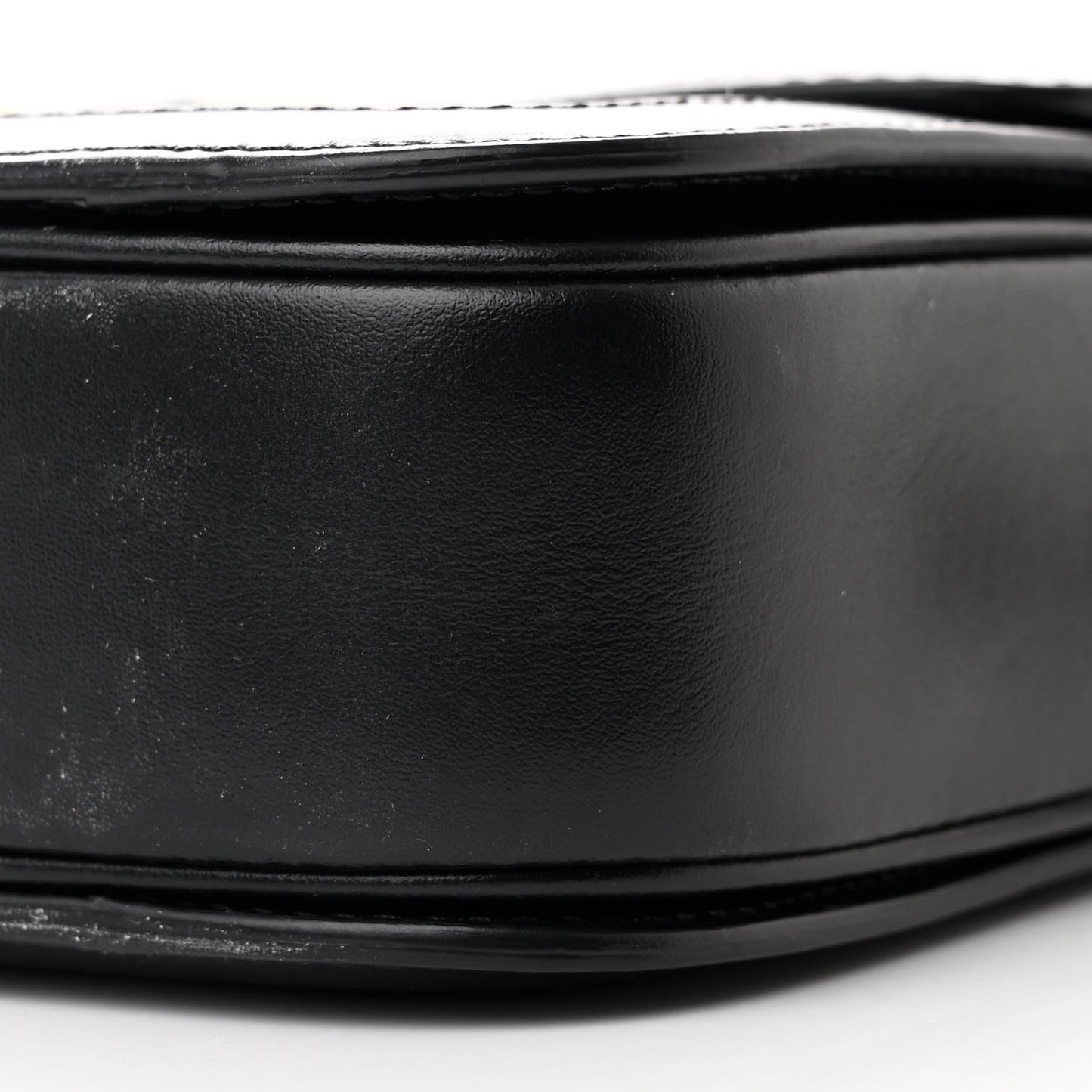 Canvas Calfskin Triomphe Embroidered Medium Triomphe Bag Black