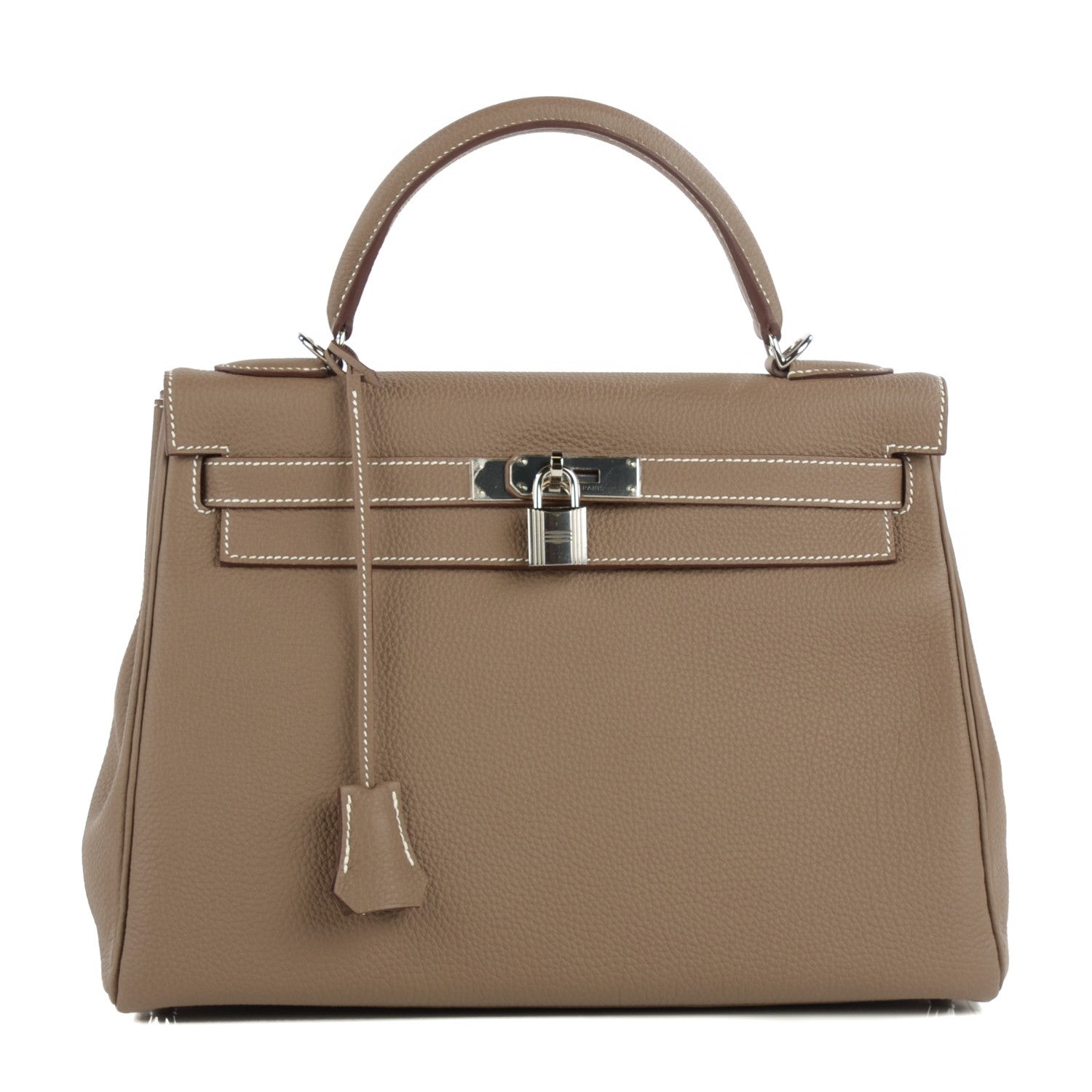 Hermes Togo Kelly Retourne 32 Etoupe 1 of 27