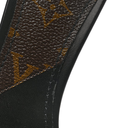 Louis Vuitton Patent Monogram Afterglow Platform Sandals 39 Black 8 of 8