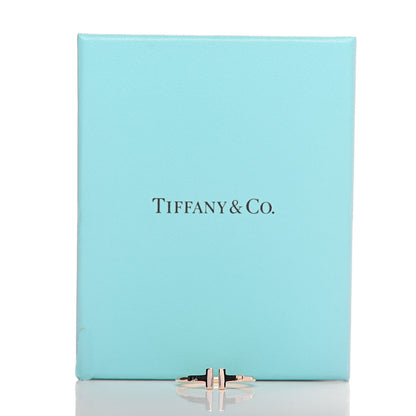 Tiffany 18K Rose Gold T Wire Ring 57 8 5 of 5