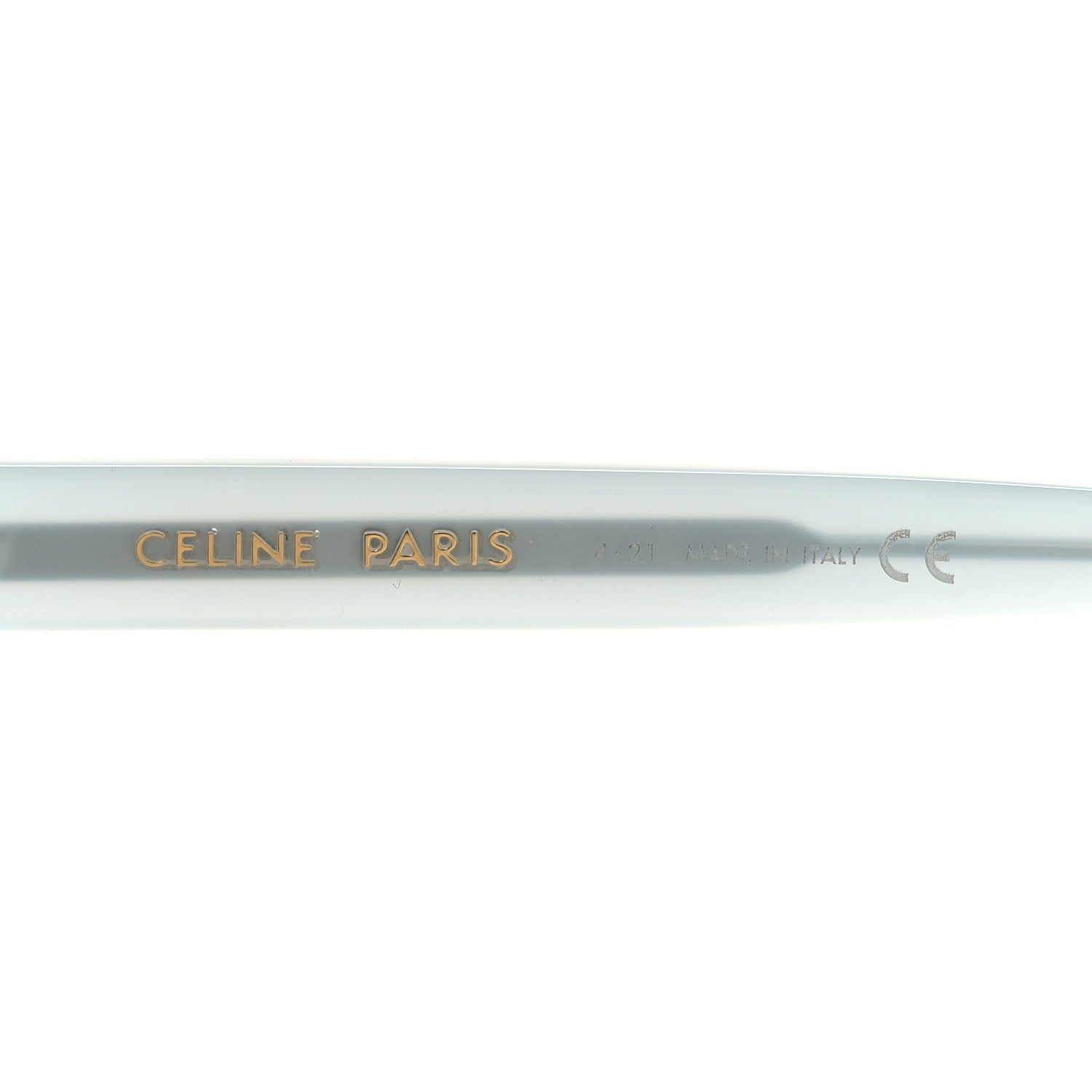 Celine Acetate Rectangular Sunglasses CL402131 Light Blue 5 of 6