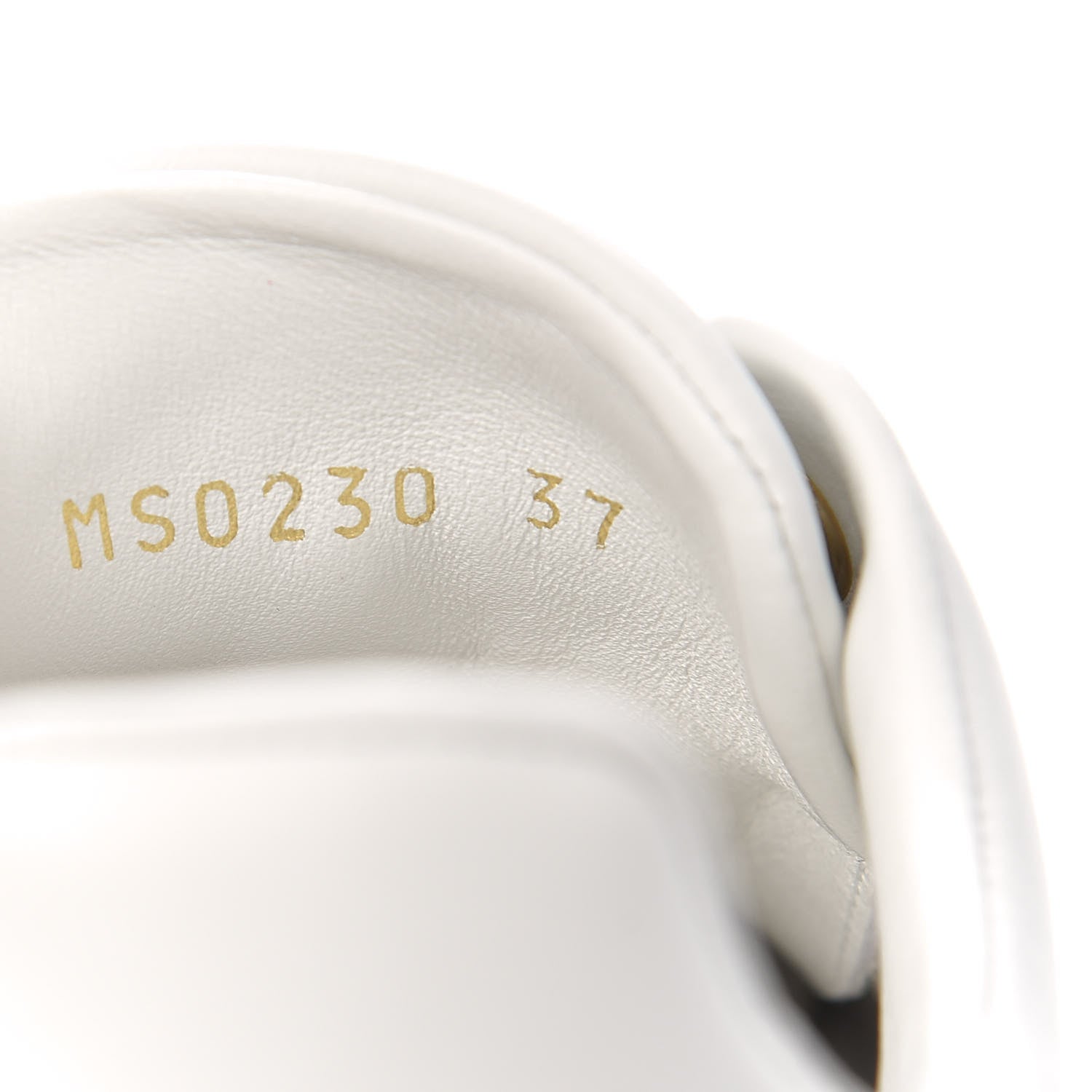 Louis Vuitton Calfskin Frontrow Sneakers 37 White 9 of 12