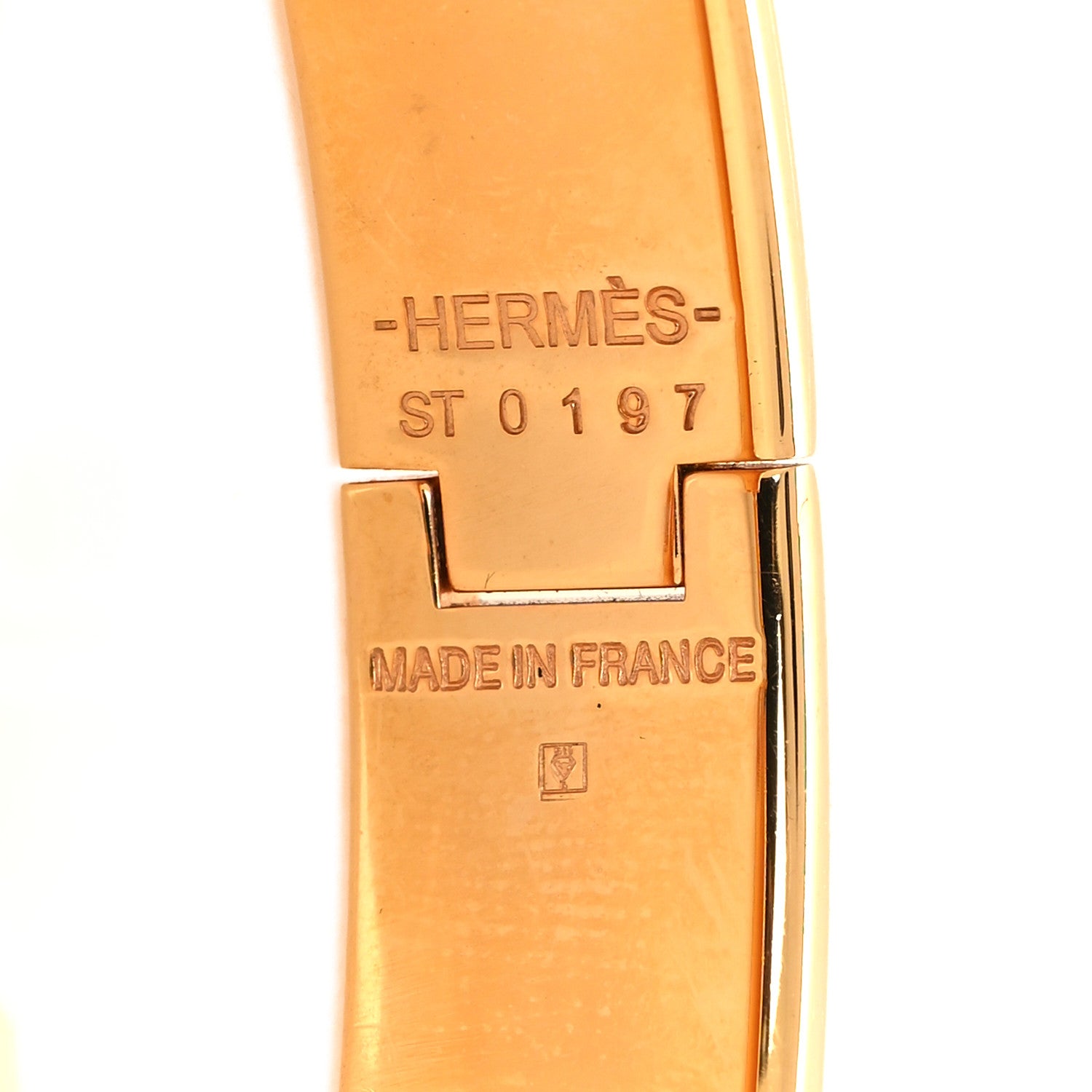 Hermes Enamel Narrow Clic Clac H Bracelet PM Black 4 of 5