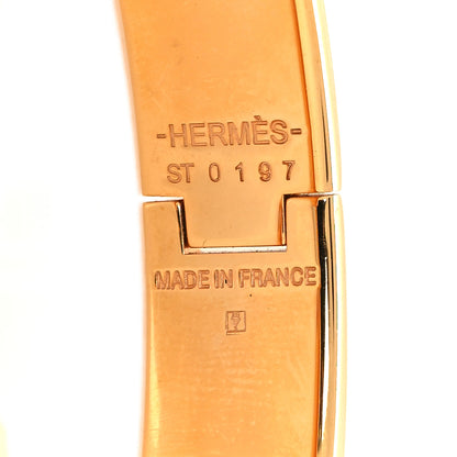 Hermes Enamel Narrow Clic Clac H Bracelet PM Black 4 of 5