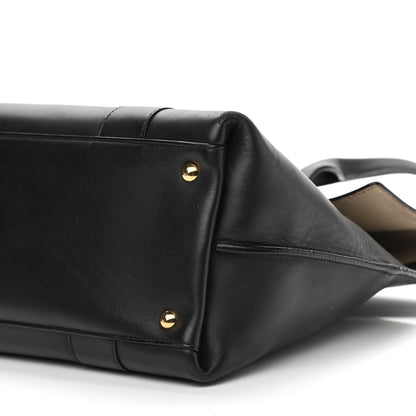 Salvatore Ferragamo Calfskin Medium Sookie Satchel Black 7 of 14