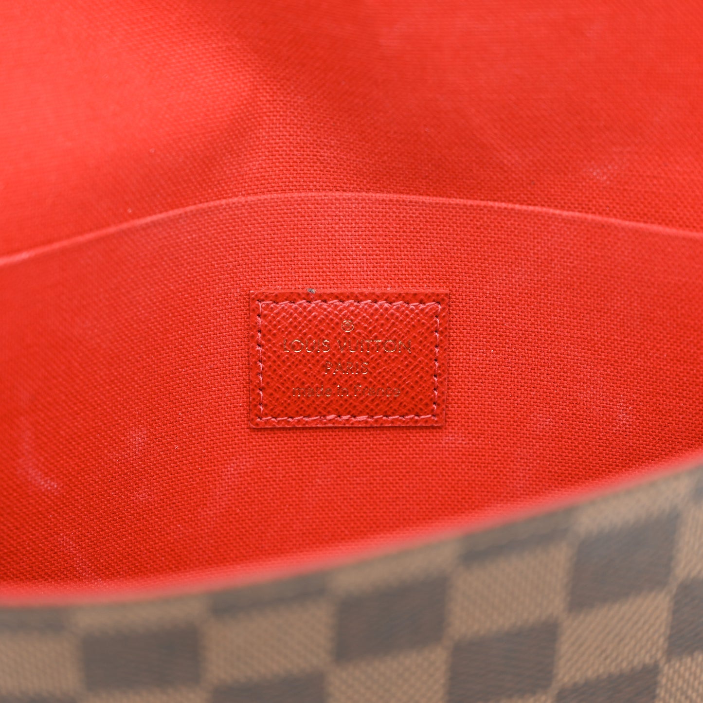 Damier Ebene Pochette Felicie Chain Wallet