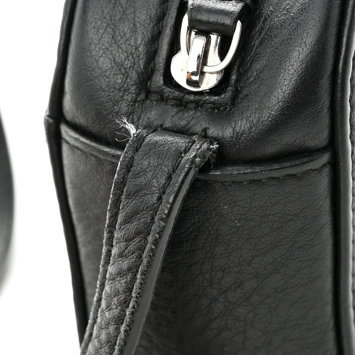 Balenciaga Calfskin Logo XS Everyday Camera Bag Black 11 of 12