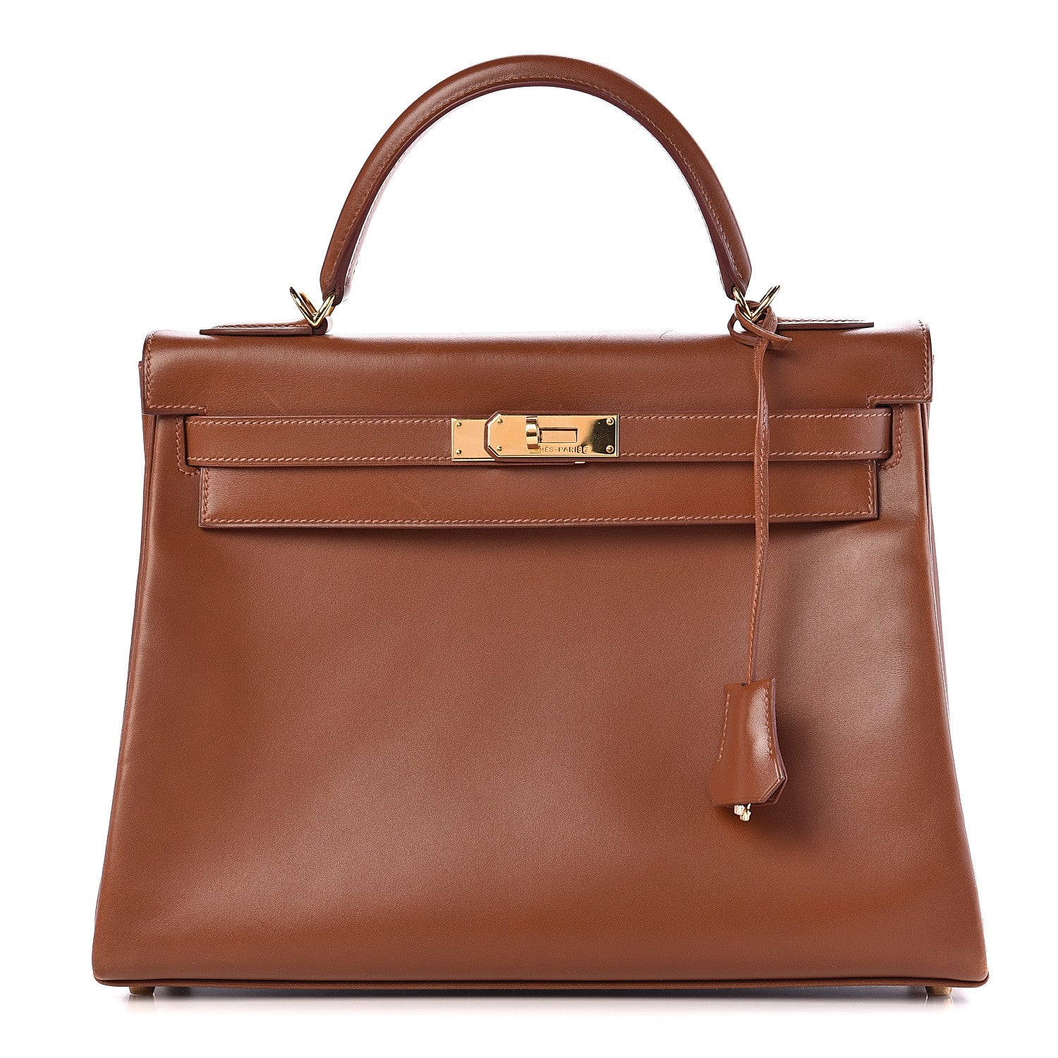 Hermes Box Kelly Retourne 32 Noisette 1 of 18