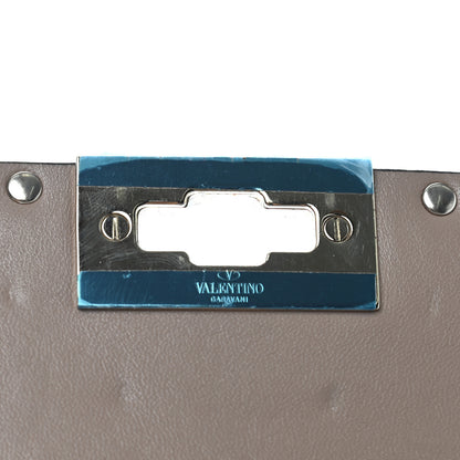 Valentino Garavani Lambskin Medium Rockstud Spike Shoulder Bag Poudre 9 of 13