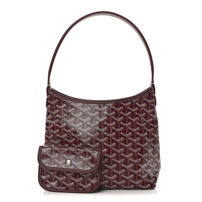 Goyard Goyardine Mini Boheme Hobo Burgundy 3 of 11