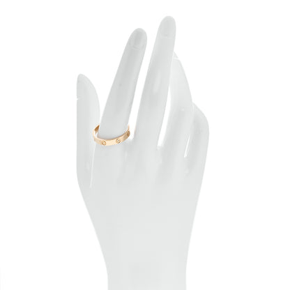 Cartier 18K Yellow Gold 3.5mm LOVE Wedding Band Ring 63 10.25 2 of 5