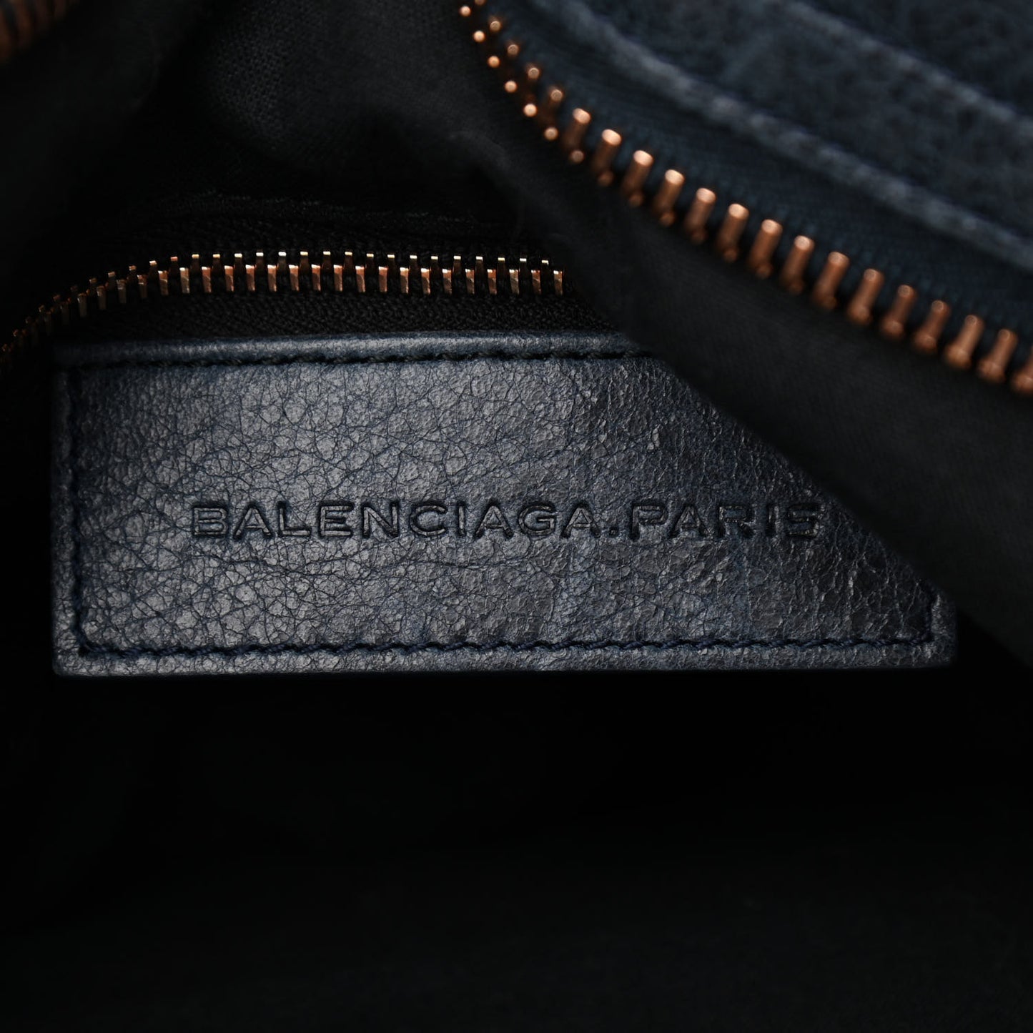 Agneau Giant 21 Rose Gold Hardware Velo Dark Night