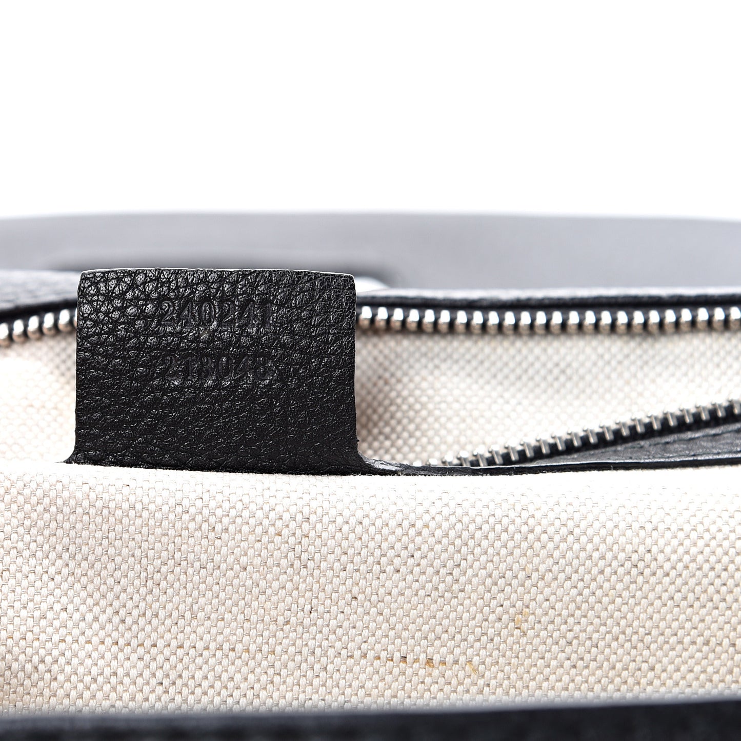 Calfskin Large New Bamboo Top Handle Bag Black