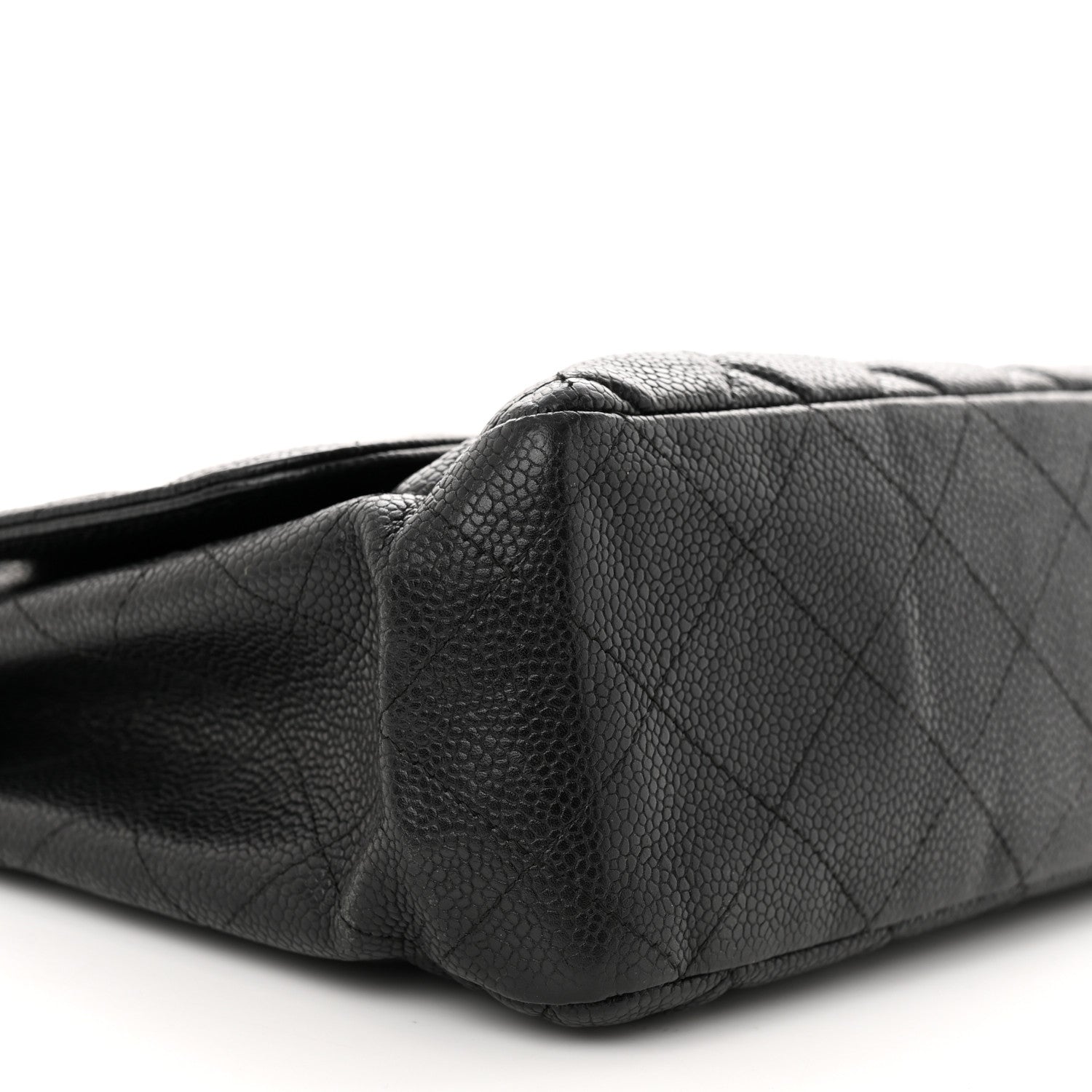 Chanel Caviar Quilted Jumbo Single Flap Black 9 of 13