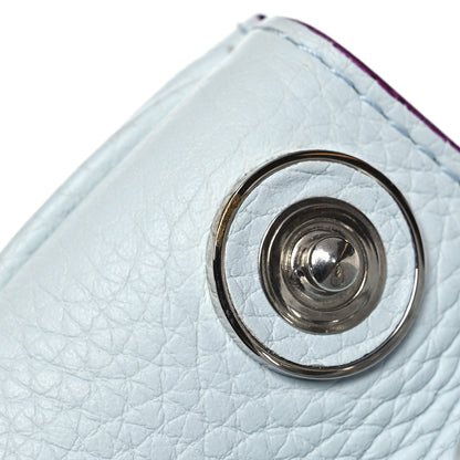 Christian Dior Bullcalf Medium Diorissimo Tote Sky Blue Pink 18 of 26