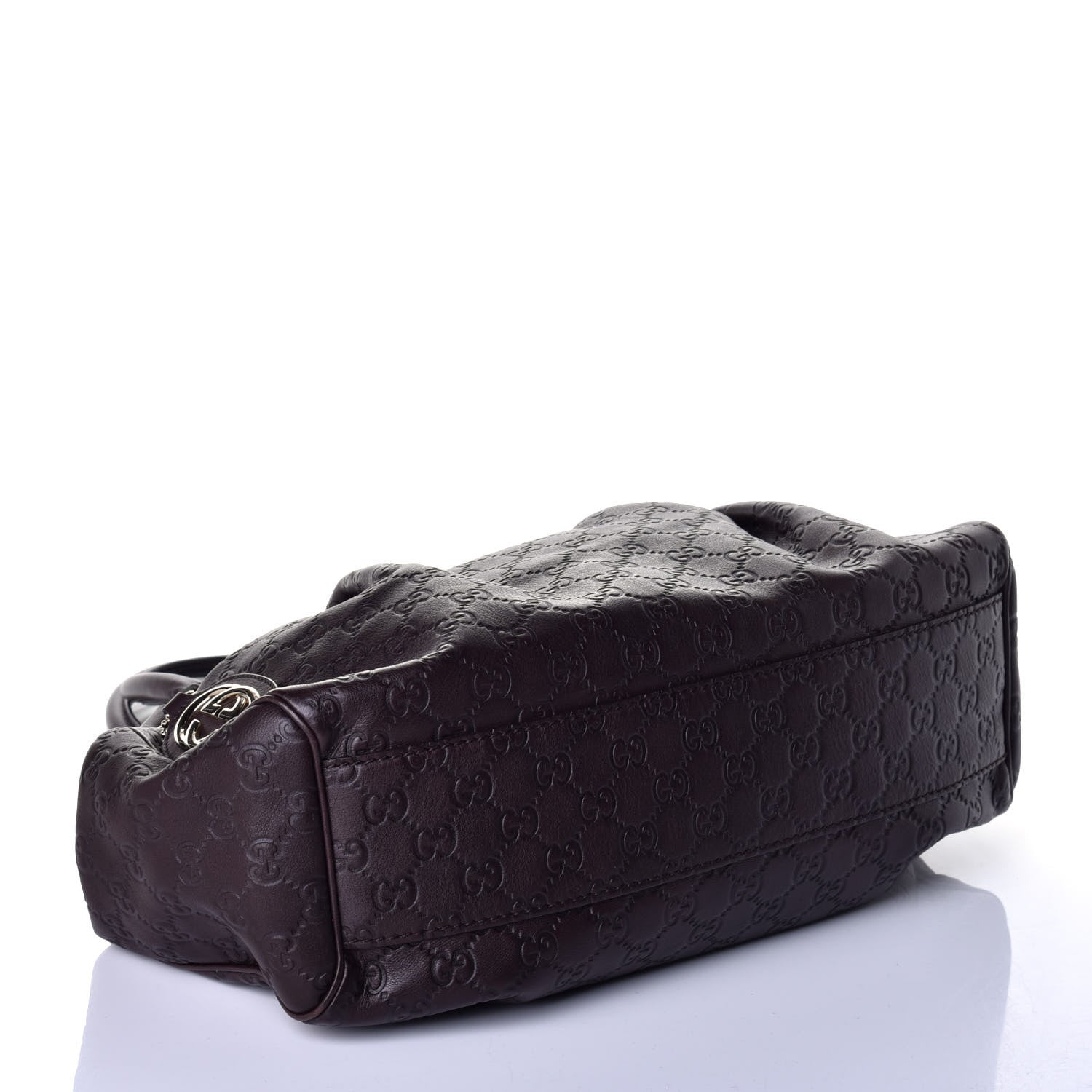 Gucci Guccissima Medium Sukey Tote Chocolate 4 of 9