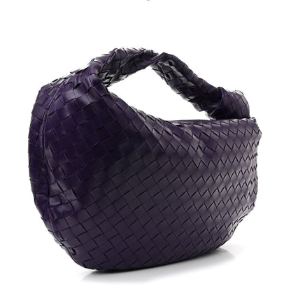 Bottega Veneta Nappa Intrecciato Teen Jodie Hobo Eggplant 3 of 10