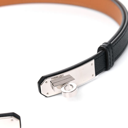 Hermes Epsom Kelly Belt Black 3 of 5