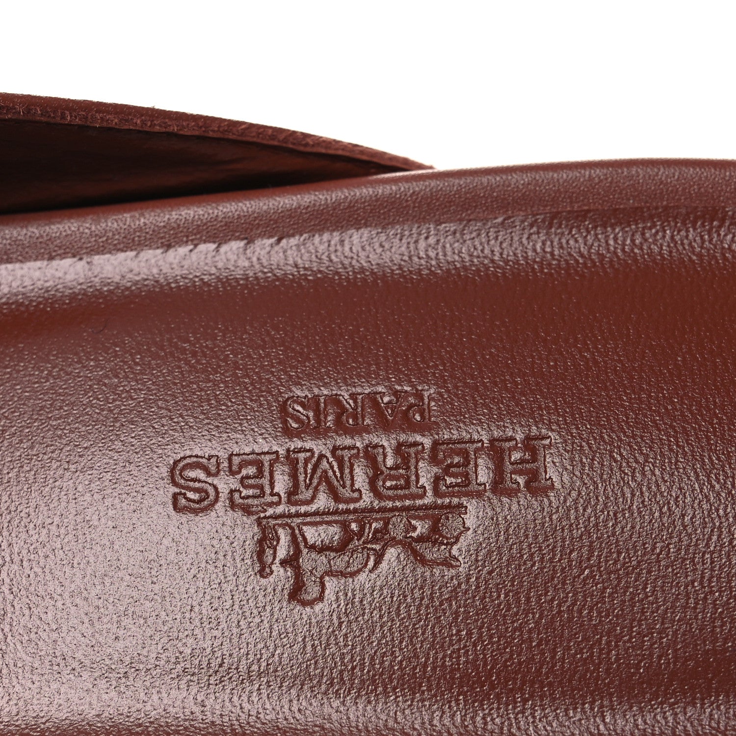 Hermes Lizard Calfskin Oz Mules 37 Rouge Sepia 9 of 12