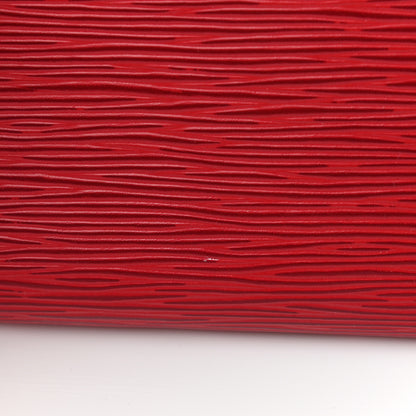 Louis Vuitton Epi Pochette Accessories 24 Castillan Red 10 of 11