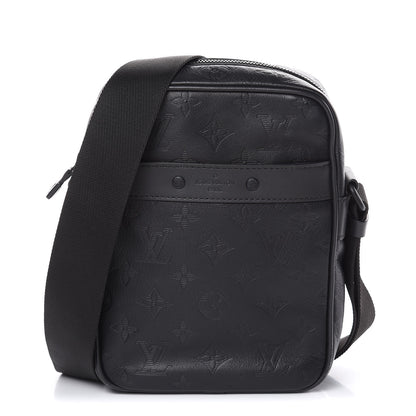 Louis Vuitton Calfskin Monogram Shadow Danube PM Black 1 of 10