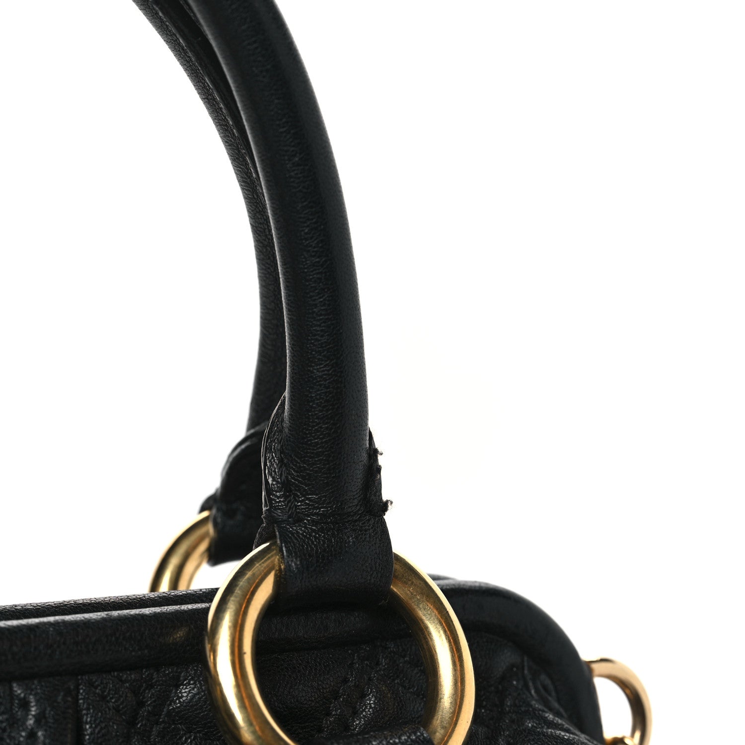 Marc Jacobs Calfskin Quilted Stam Black 10 of 13