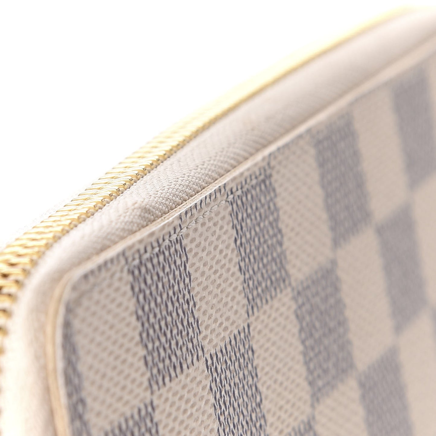 Damier Azur Clemence Wallet Rose Ballerine