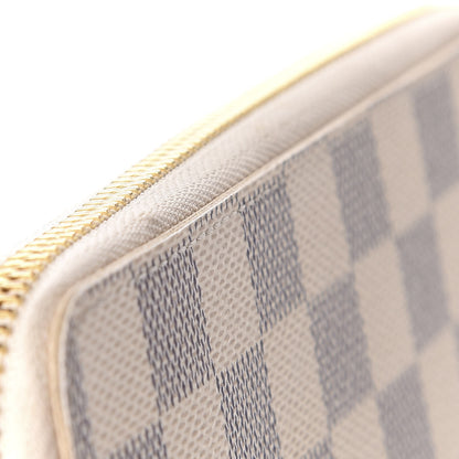 Louis Vuitton Damier Azur Clemence Wallet Rose Ballerine 12 of 16