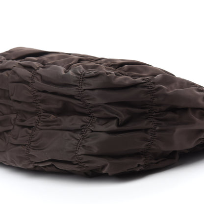 Prada Tessuto Nylon Gaufre Hobo Moro 7 of 10