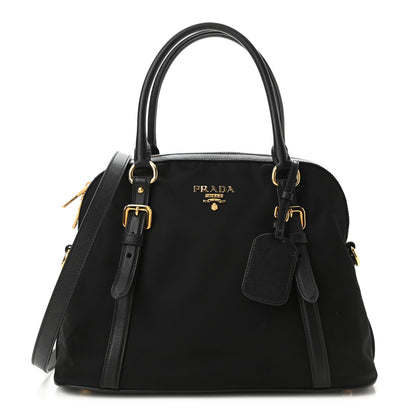 Prada Tessuto Nylon Saffiano Tote Black 1 of 9