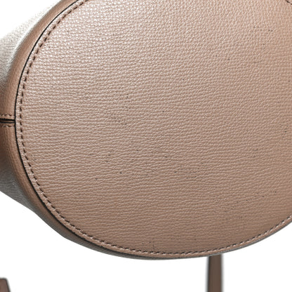Burberry Calfskin Small Lorne Bucket Crossbody Natural 10 of 10