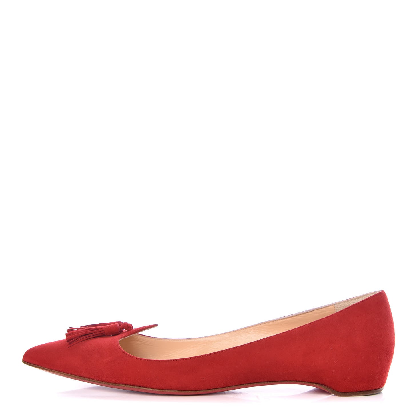 Veau Velours Gwalior Flats 39 Red