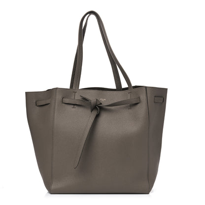 Celine Soft Grained Calfskin Small Belt Cabas Phantom Taupe 1 of 15