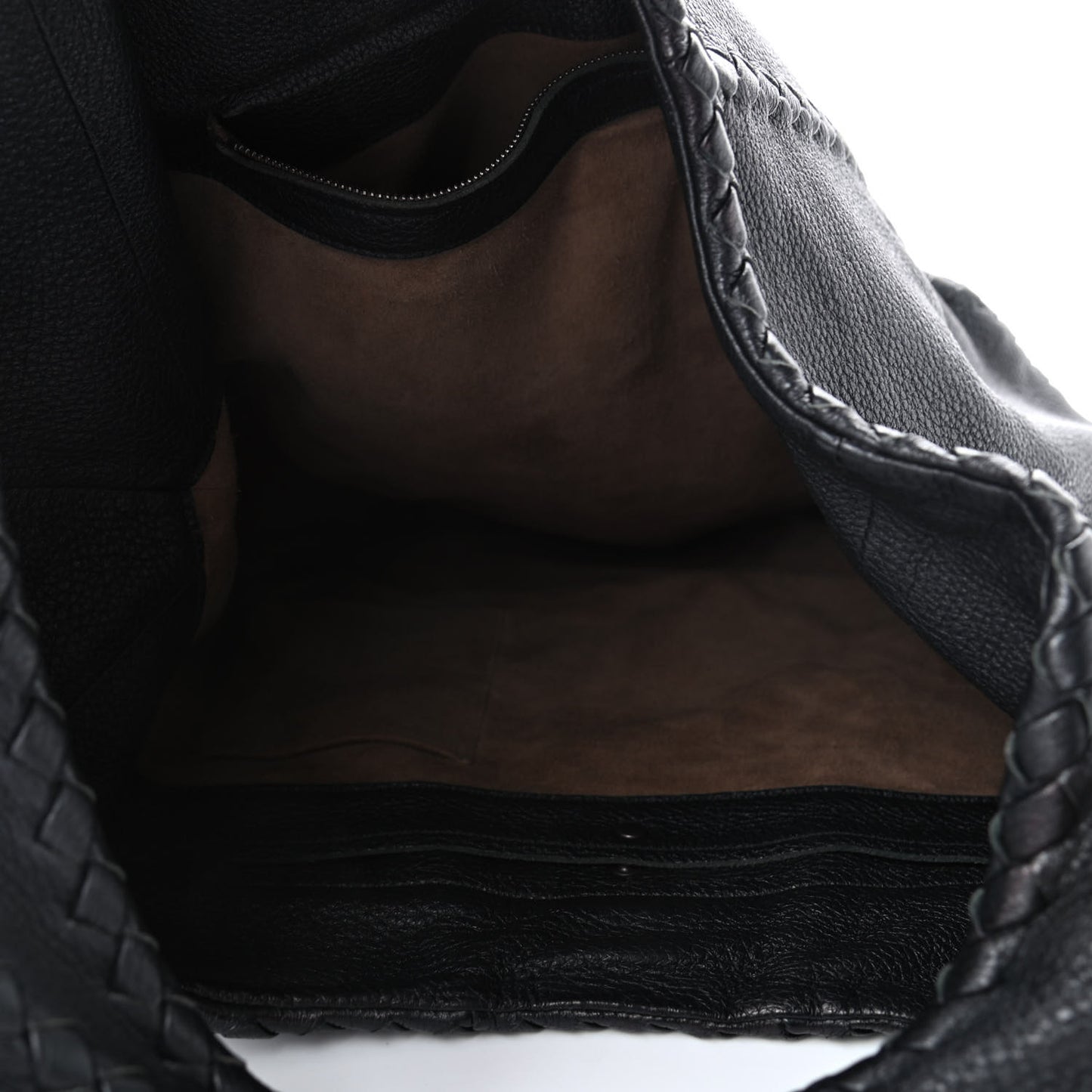 Cervo Deerskin Large Hobo Black