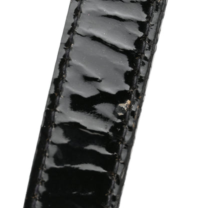 Burberry Patent Trim Nova Check Shopper Tote Black 21 of 21