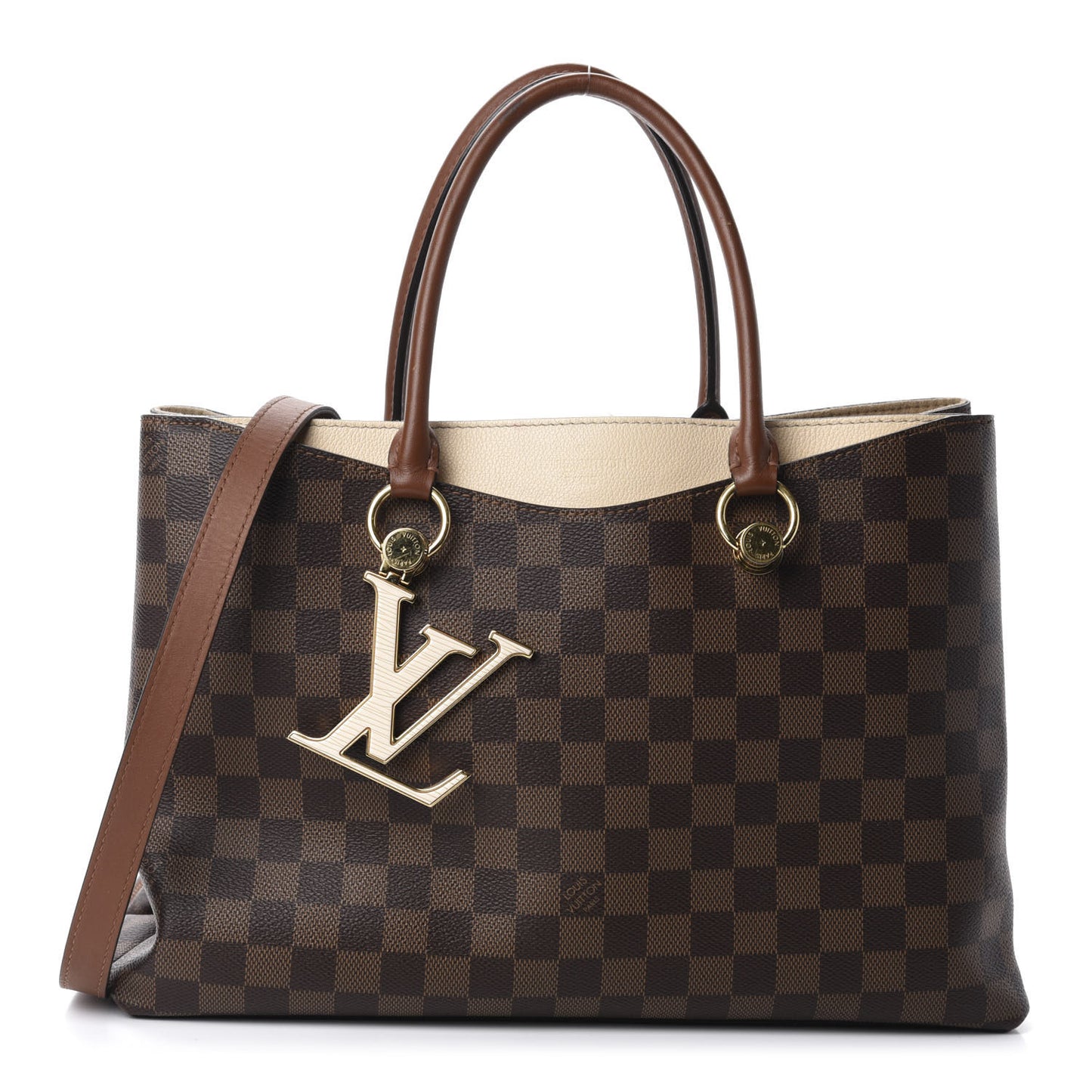 Damier Ebene LV Riverside Creme